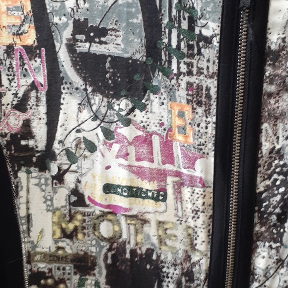 Orwell Black Sports Long Slv Jacket sz 8 - Picture 4 of 7